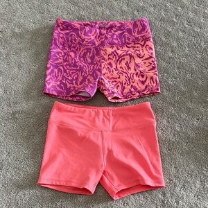 DSG shorts - dance cheer tumbling - set of 2 - size 6-7